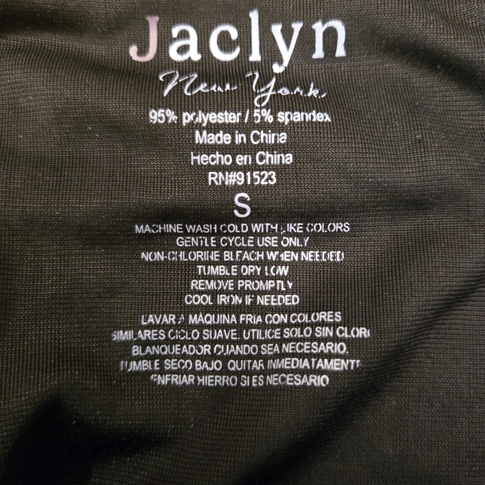 Jaclyn New York 2-Piece Pajama‎ Set Long Sleeve Shirt And Pants, Black, Small - Picture 4 of 13